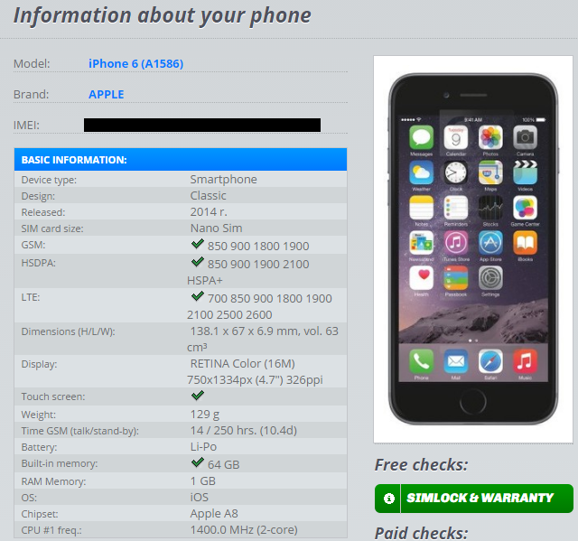 Hướng dẫn cách kiểm tra IMEI iPhone