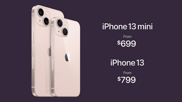 Giá bán iPhone 13 Mini và iPhone 13 bản màu hồng
